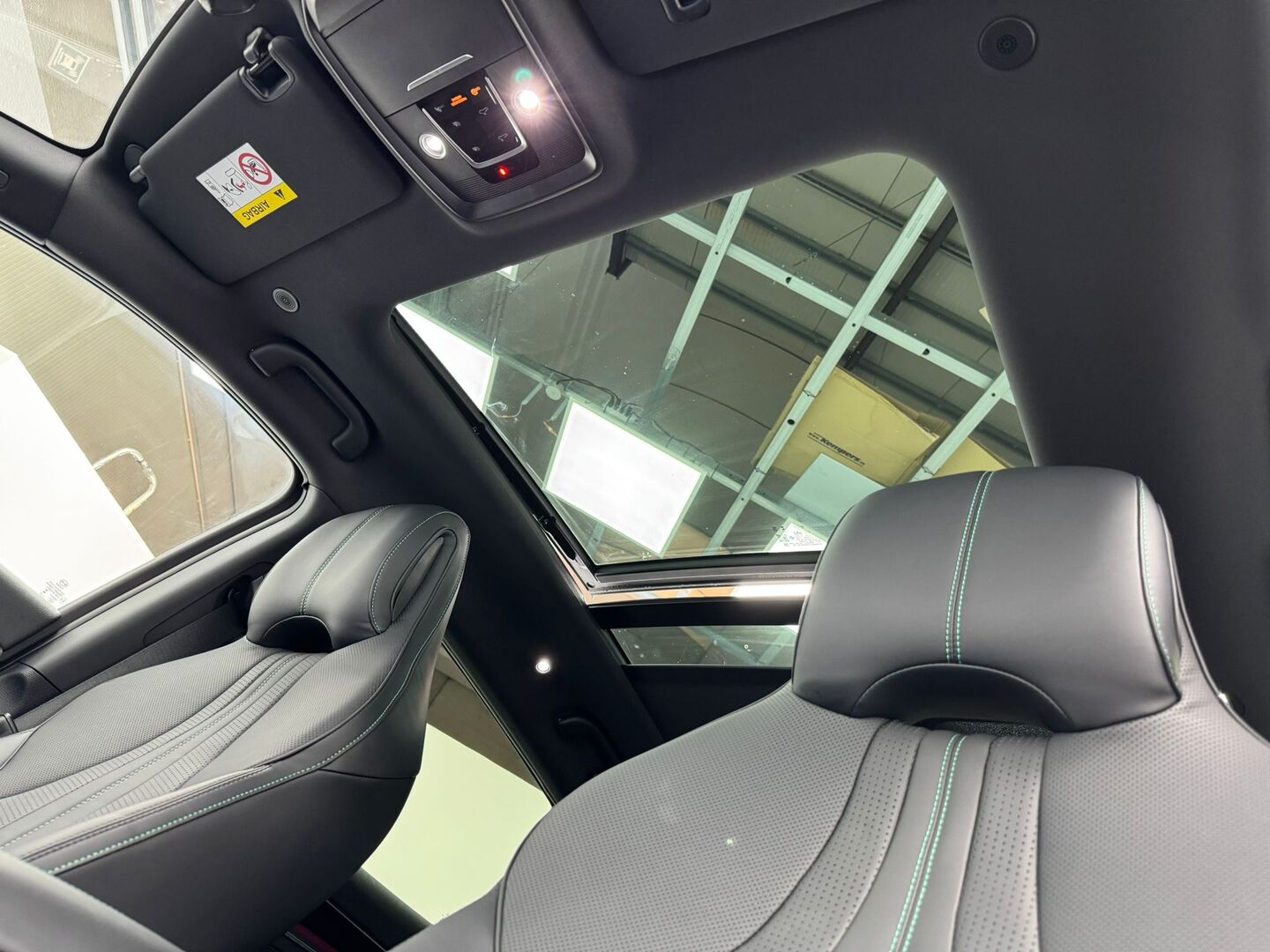 Coprivolante Traspirante E Antiscivolo In Pelle Scamosciata Per BYD Seal U DM-i 2020-2026, O-Type Black